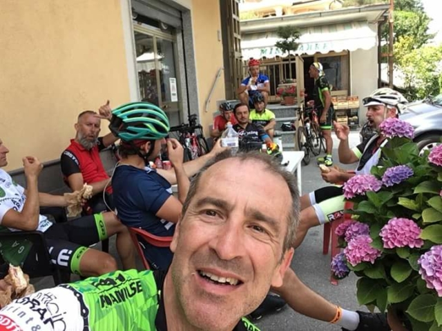 Ristoro di gruppo prima del Pollino